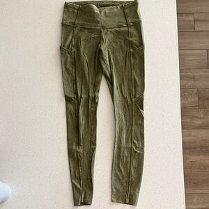 lululemon athletica Olive Green Leggings